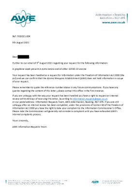 FOI request – questions about COVID vaccines