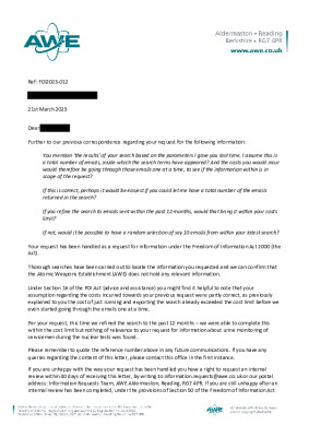 FOI Request- Follow up question to FOI2023-007