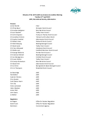 LLC Minutes 107 – 25 April 2023