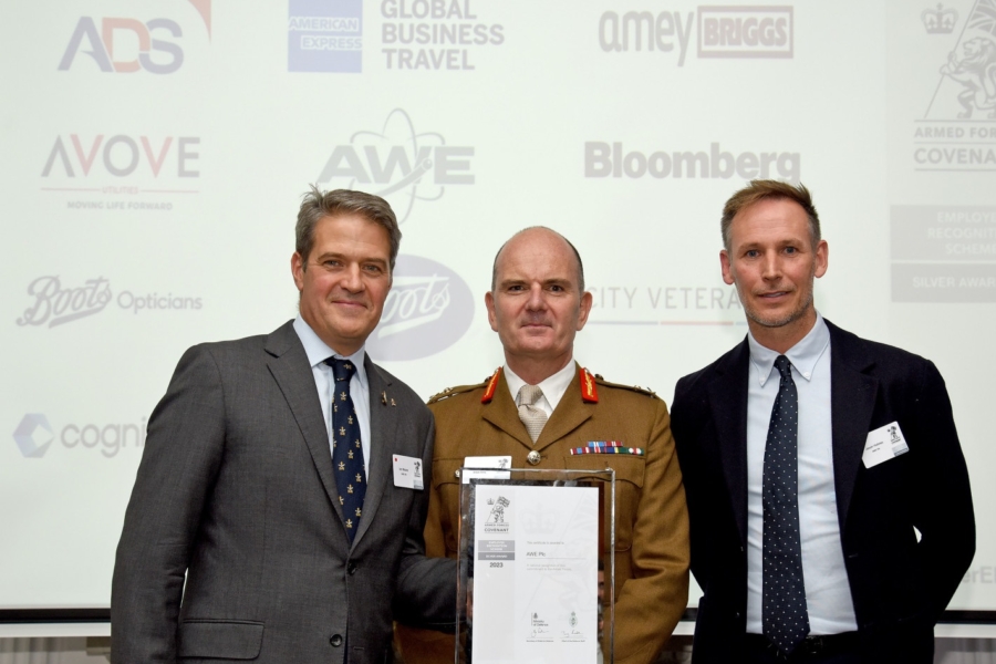 AWE receives Armed Forces Covenant award AWE