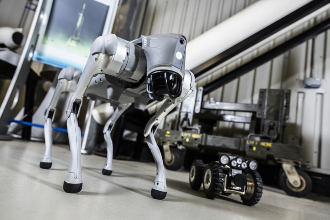 The robot dog otherwise known as the quadruped is used for decommissioning some of our buildings.