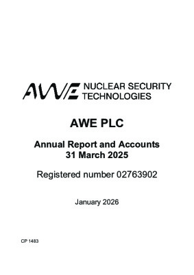 AWE Annual Report and Accounts 31 March 2025