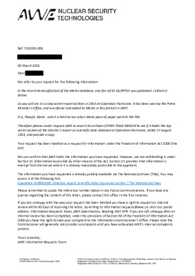 FOI Request – ES38 ZPTK3