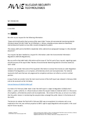 FOI Request – Follow up to EIR2025-038